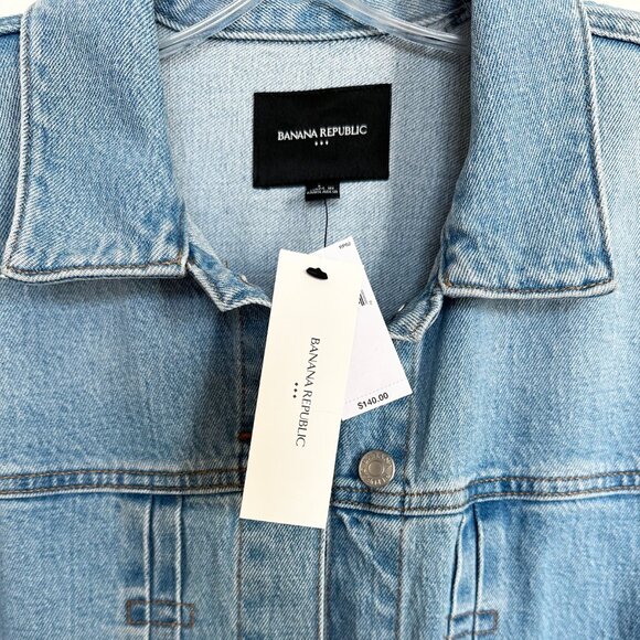 NWT Banana Republic Denim Trucker Jacket - Picture 4 of 7